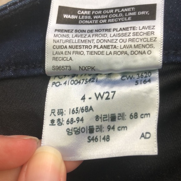 Levi Strauss Shaping High Rise Super Skinny Denim Jeans - Picture 10 of 11